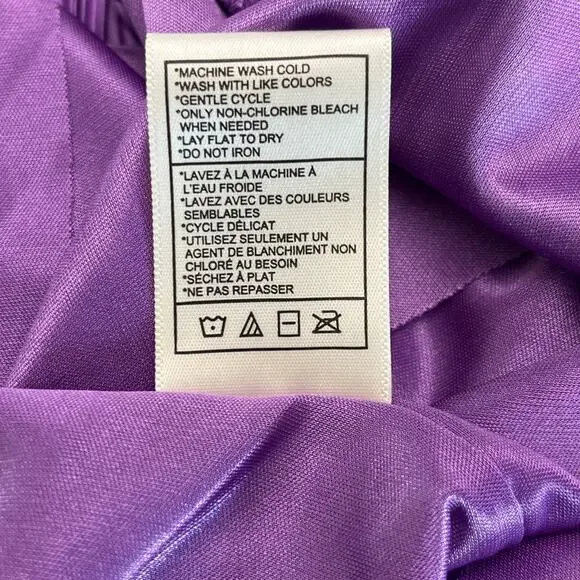 NWT Steve Madden Dahlia Purple Pleated Cami Top Nordstrom Size XS - Picture 7 of 7